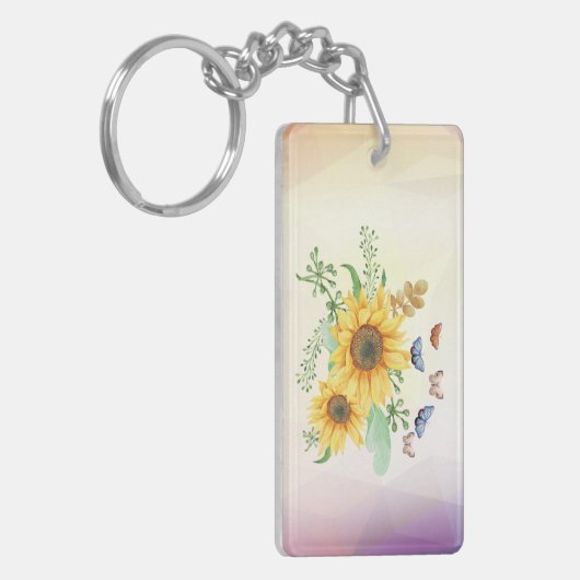 zonnebloempitten sleutelhanger (Voorkant Links)