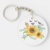 zonnebloempitten sleutelhanger (Voorkant)