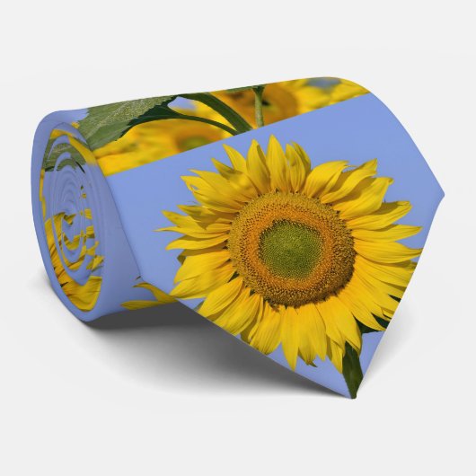 zonnebloempitten stropdas (Opgerold)