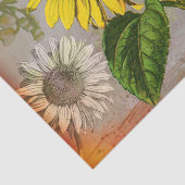  zonnebloempitten tissuepapier (Detail)