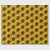 Zonnebloempitten, van matte cadeaupapier (Vlak)