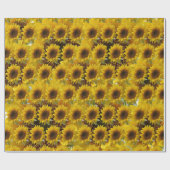 Zonnebloempitten, van matte cadeaupapier (Vlak)