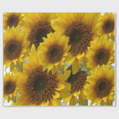 Zonnebloempitten, van matte cadeaupapier (Vlak)