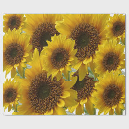 Zonnebloempitten, van matte cadeaupapier