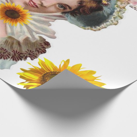 Zonnebloempitten, Victoriaans papier (Hoek)