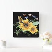 zonnebloempitten vierkante klok (Huis)