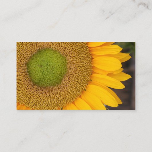 Zonnebloempitten Visitekaartje (Achterkant)