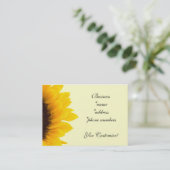  zonnebloempitten visitekaartje (Staand voorkant)