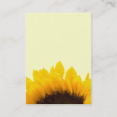  zonnebloempitten visitekaartje (Achterkant)