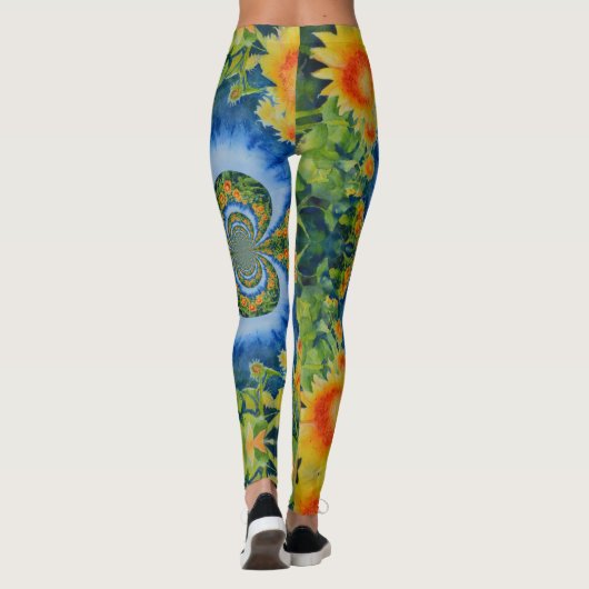 zonnebloempitten voor altijd leggings (Achterkant)