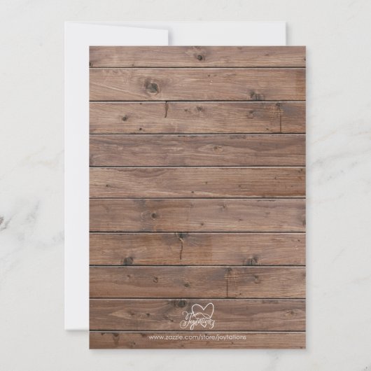 Zonnebloempitten voor Baby Kaart (Achterkant)