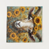 Zonnebloempitten Wandkleed (Voorkant (horizontaal))