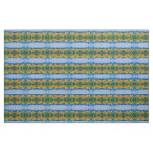 Zonnebloempitten, waterverf stof (Yard (91,4 cm))