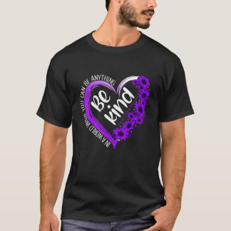 Zonnebloempitten zijn Paars huiselijk geweld A T-shirt