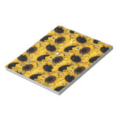 zonnebloempitten zwemmen duikboten natuur geel notitieblok (Linkerzijde)