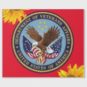 Zonnebloempittenpapier Cadeaupapier (Vlak)