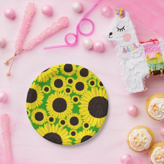 Zonnebloempjes 1e Bord (Feest)
