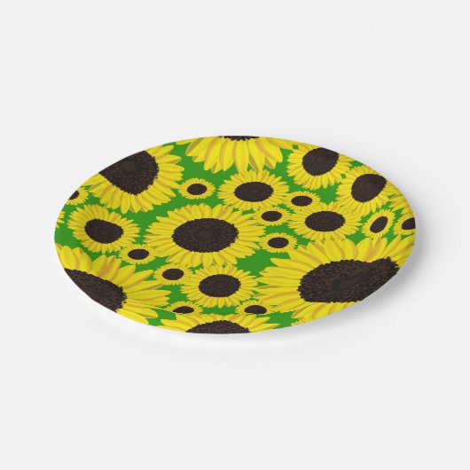 Zonnebloempjes 1e Bord (Gekanteld)