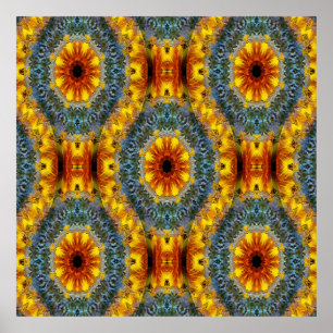 Zonnebloempjes..... Poster
