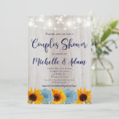 Zonnebloempjes — Vrijgezellenfeest Kaart (Staand voorkant)