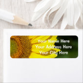 Zonnebloemplaatje Etiket (Insitu)