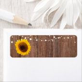 Zonnebloemplaatjes Etiket (Insitu)