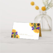 Zonnebloemplaatskaarten Plaatskaartje (Voorkant)
