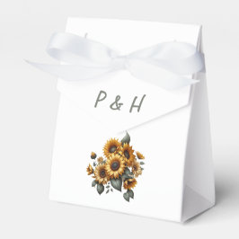 Zonnebloempleister Bedankdoosjes