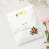 Zonnebloempleister Bedankzakje (Gezegeld)