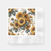 Zonnebloempleister Servet (Voorkant)