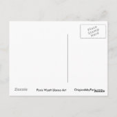 Zonnebloempostkaart Briefkaart (Achterkant)