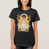 Zonnebloemprinses T-shirt (Voorkant)