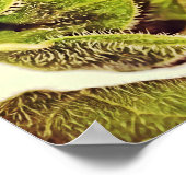 Zonnebloemprofiel Fotografische kunst Afdrukken Poster (Hoek)