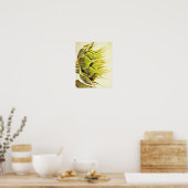 Zonnebloemprofiel Fotografische kunst Afdrukken Poster (Keuken)