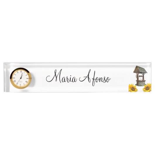 Zonnebloemputnaam Naambordje (Voorkant)