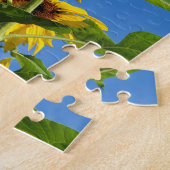 Zonnebloempuzzel Legpuzzel (Zijkant)