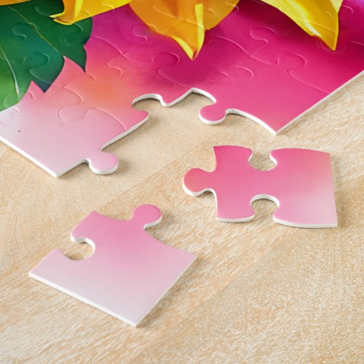 Zonnebloempuzzel - Levendige Blooms of Joy Legpuzzel (Zijkant)