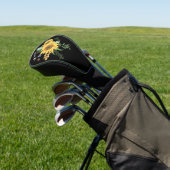 zonnebloempveer golfheadcover (Insitu)