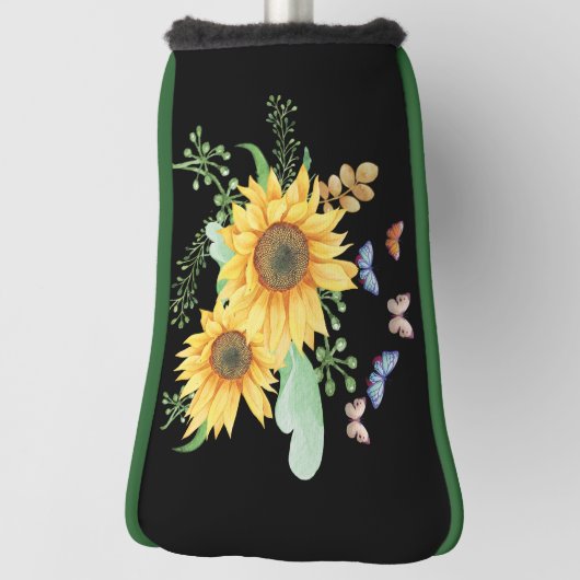 zonnebloempveer golfheadcover (Draai 90)