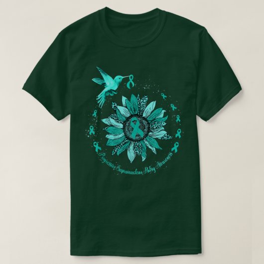 Zonnebloempvogeltje Lint Progressief Supranucel T-shirt (Design voorkant)