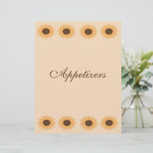 Zonnebloemrand Multomappen Pagina's invullen (Staand voorkant)