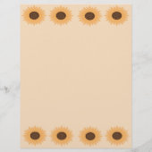 Zonnebloemrand Multomappen Pagina's invullen (Achterkant)