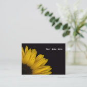 Zonnebloemreflectie-Visitekaartje - Gepersonalisee Visitekaartje (Staand voorkant)