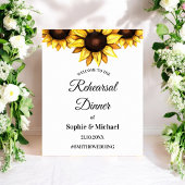 Zonnebloemrepetitie Wit geel Poster