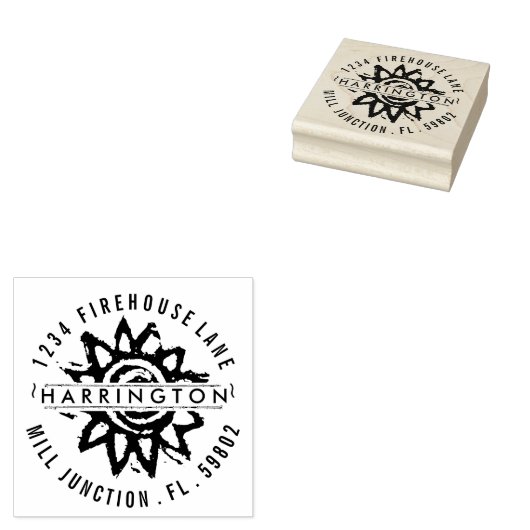 Zonnebloemretour Stempel (Gestempeld)