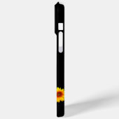 Zonnebloemrijen, gepersonaliseerd Case-Mate iPhone case (Achterkant / Links)