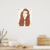 Zonnebloemrijke matte Posters (16 x 20,36 inch) (Keuken)