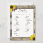 Zonnebloemroze wat er in je Baby shower zit Kaart (Voorkant)