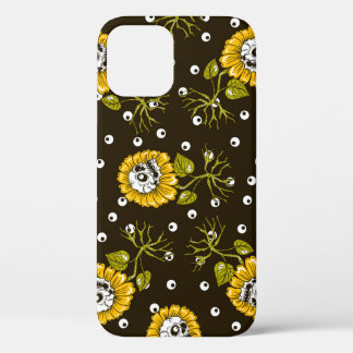 Zonnebloemschedels: Uniek naadloos patroon. Case-Mate iPhone Case