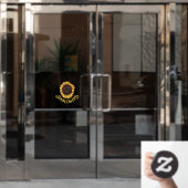 Zonnebloemschil Gepersonaliseerd Zonnebloempitten Raamsticker (Kantoordeur)